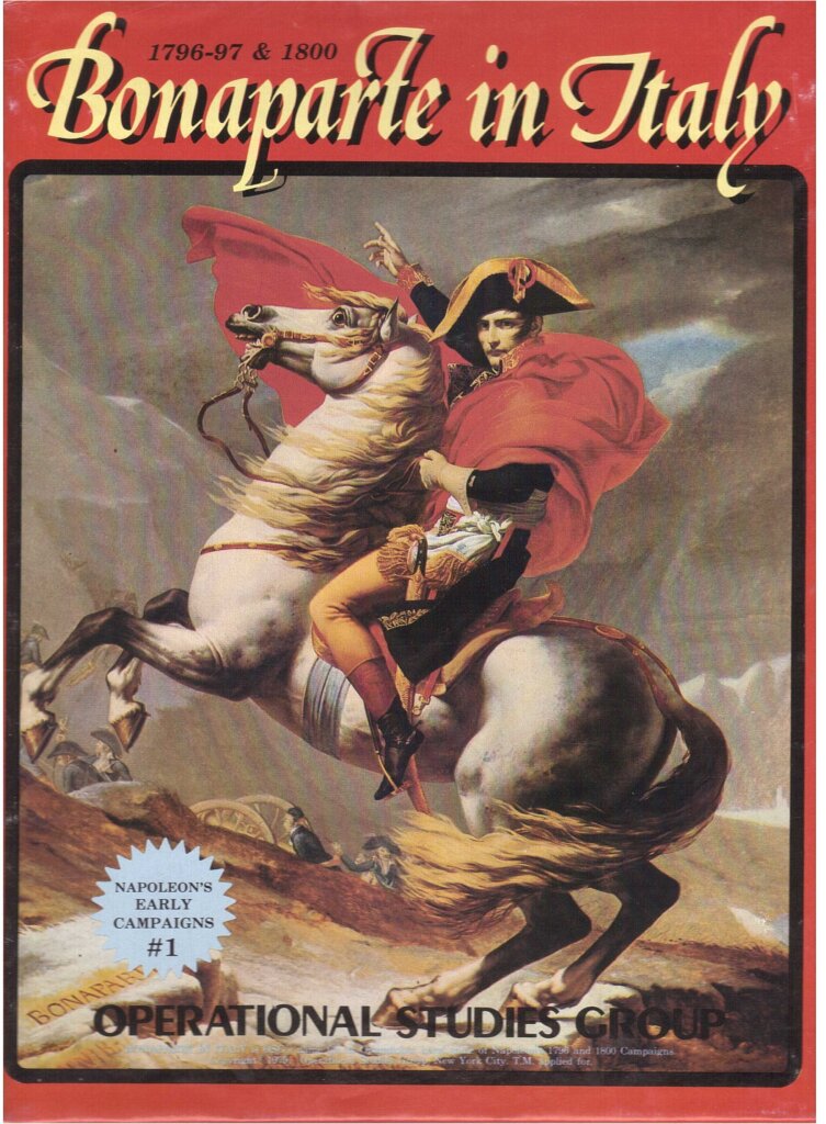 Bonaparte in Italy board game cover