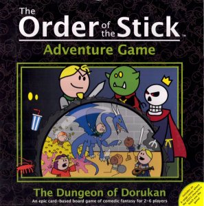 Order of the Stick Adventure Game: The Dungeon of Dorukan board game cover