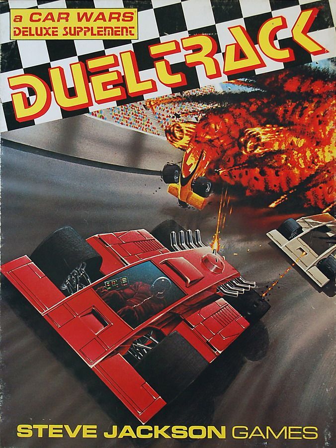 Dueltrack: A Car Wars Deluxe Supplement board game cover