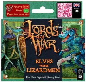 Lords of War: Elves versus Lizardmen board game cover