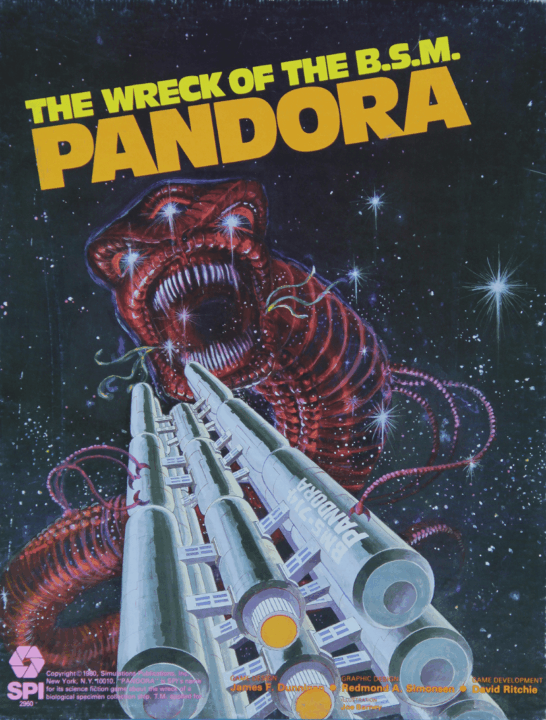 The Wreck of the B.S.M. Pandora board game cover