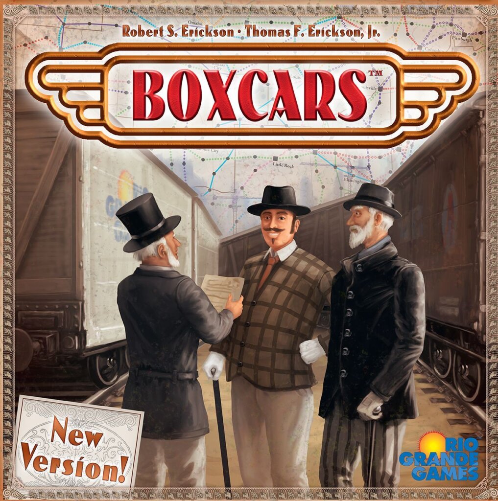 Boxcars board game cover