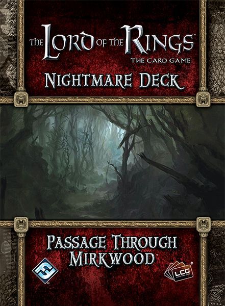 The Lord of the Rings: The Card Game – Nightmare Deck: Passage Through Mirkwood board game cover