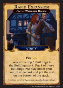 Lords of Waterdeep: Rapid Expansion Promo Card board game cover