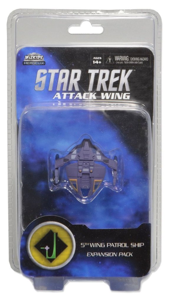Star Trek: Attack Wing – 5th Wing Patrol Ship Expansion Pack board game cover