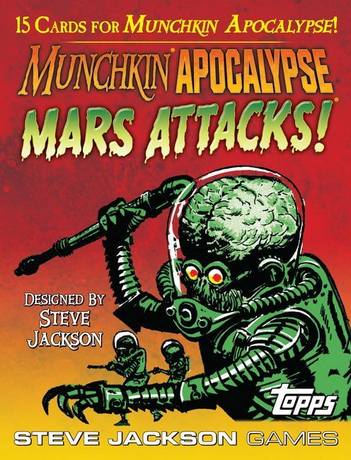 Munchkin Apocalypse: Mars Attacks! board game cover