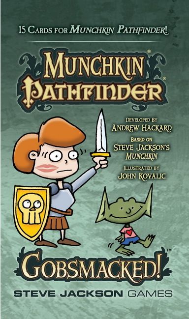 Munchkin Pathfinder: Gobsmacked! board game cover