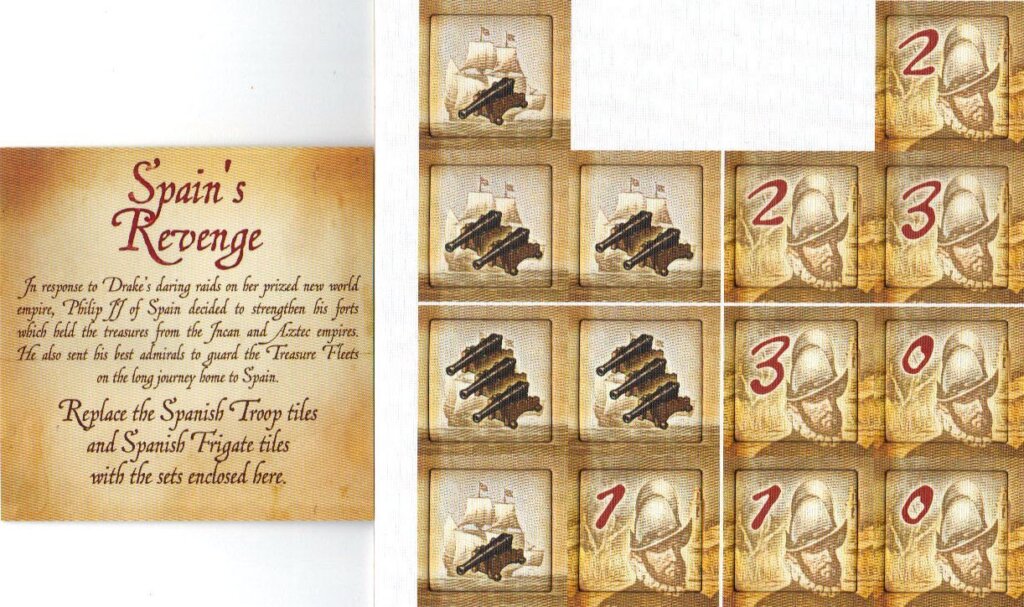 Francis Drake: Spain’s Revenge Expansion board game cover