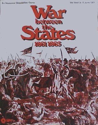 War Between The States 1861-1865 board game cover