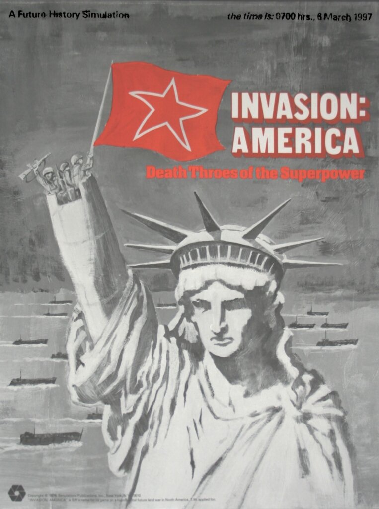 Invasion: America – Death Throes of the Superpower board game cover