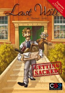 Last Will: Getting Sacked board game cover