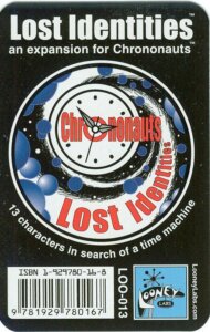Chrononauts: Lost Identities board game cover
