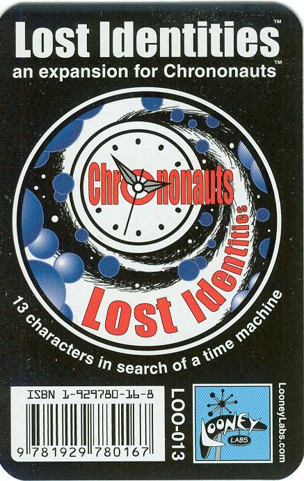 Chrononauts: Lost Identities board game cover