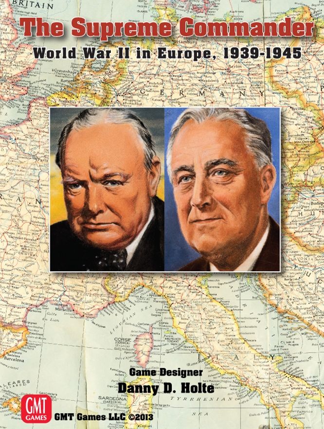 The Supreme Commander: World War II in Europe, 1939-1945 board game cover
