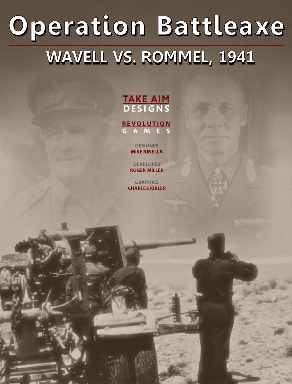 Operation Battleaxe:  Wavell vs. Rommel, 1941 board game cover