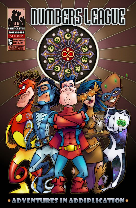 Numbers League: Adventures in Addiplication board game cover
