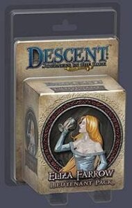 Descent: Journeys in the Dark (Second Edition) – Eliza Farrow Lieutenant Pack board game cover