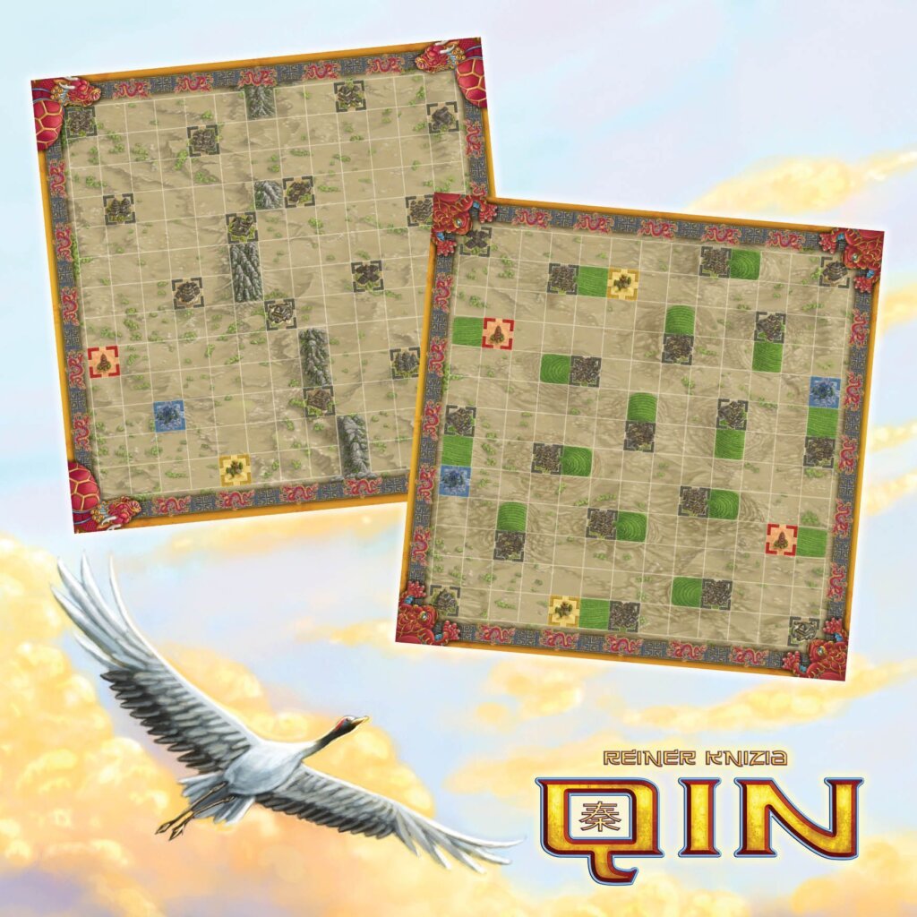 Qin: Toad and Dragon Turtle Game Boards board game cover