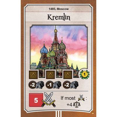 Nations: Kremlin promo card board game cover