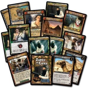 Fortune and Glory: Sands of Cairo board game cover