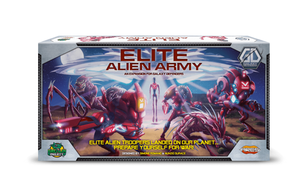 Galaxy Defenders: Elite Alien Army board game cover