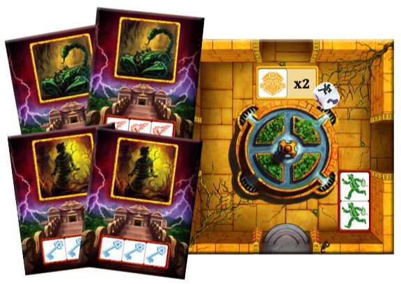 Escape: The Curse of the Temple – Queenie 4: The Fountain board game cover