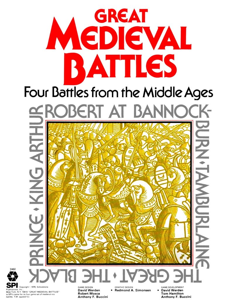 Great Medieval Battles: Four Battles from the Middle Ages board game cover