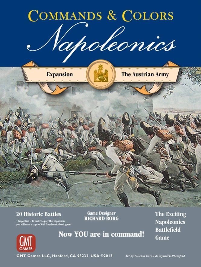 Commands & Colors: Napoleonics Expansion #3 – The Austrian Army board game cover