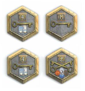 Terra Mystica: 4 Town Tiles board game cover