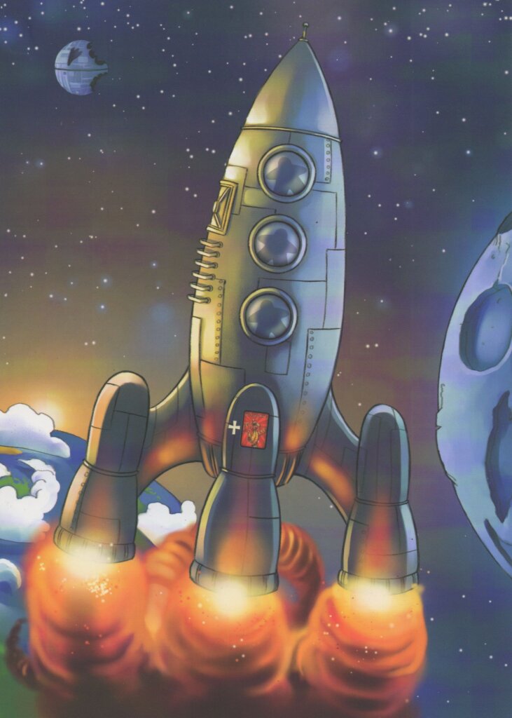 Rampage: The Space Cowboys board game cover