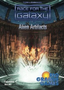 Race for the Galaxy: Alien Artifacts board game cover