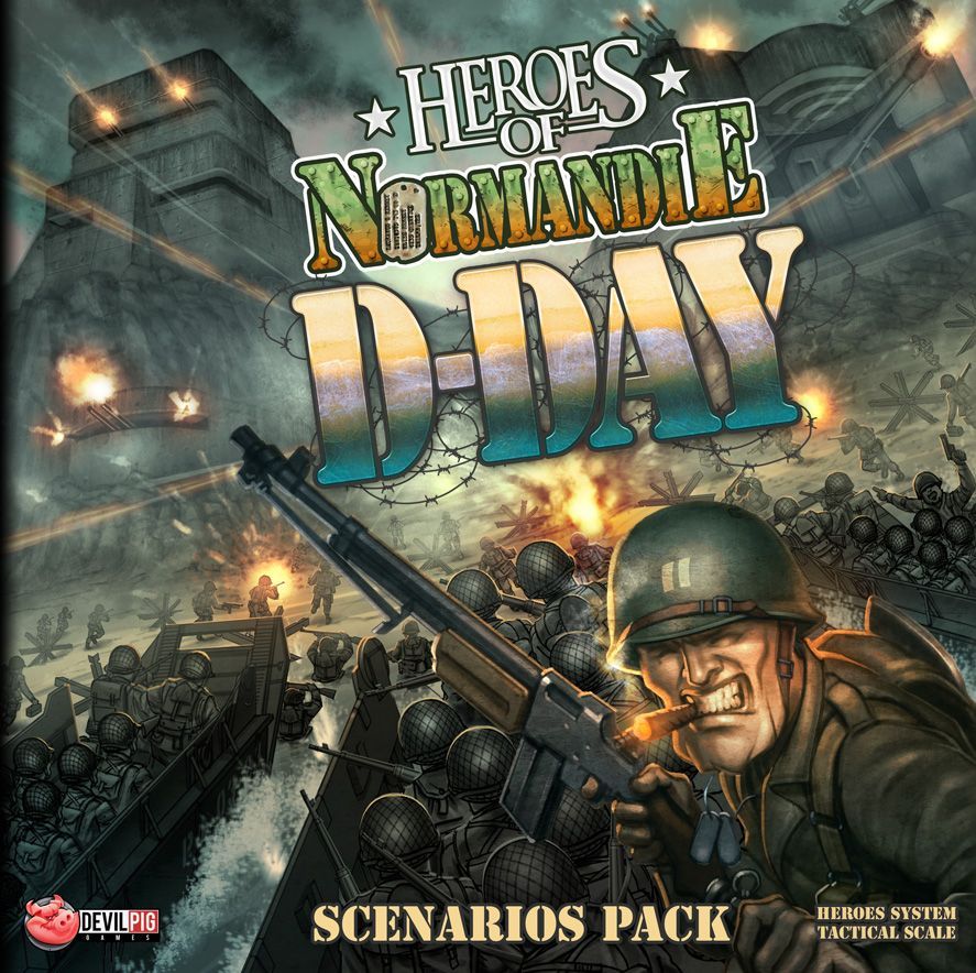 Heroes of Normandie: D-DAY Scenarios Pack board game cover