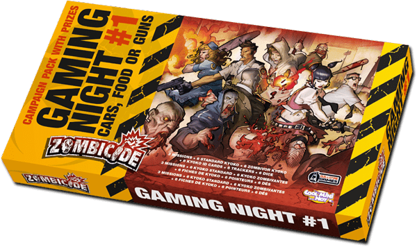Zombicide Gaming Night #1: Cars, Food or Guns board game cover