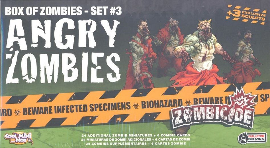 Zombicide: Box of Zombies – Set #3: Angry Zombies board game cover