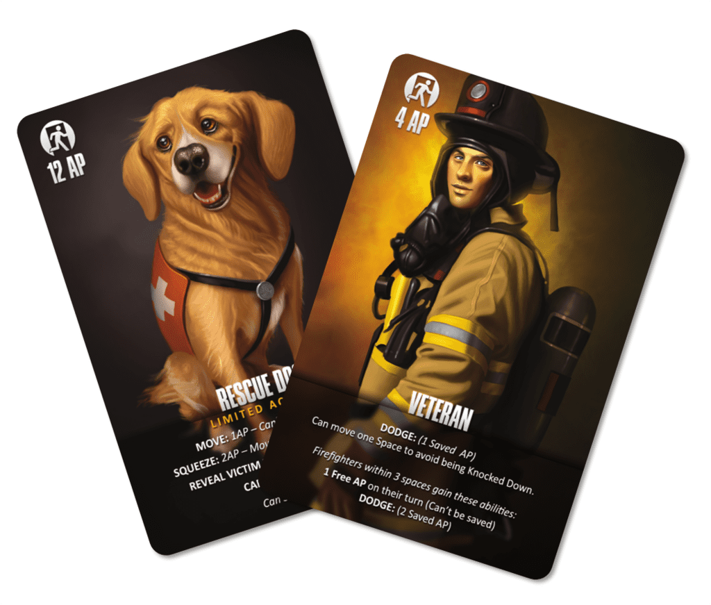 Flash Point: Fire Rescue – Veteran and Rescue Dog board game cover