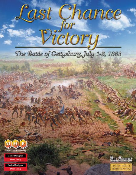 Last Chance for Victory: The Battle of Gettysburg board game cover