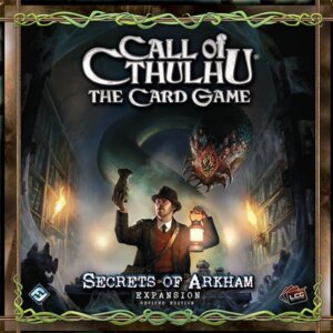 Call of Cthulhu: The Card Game – Secrets of Arkham board game cover