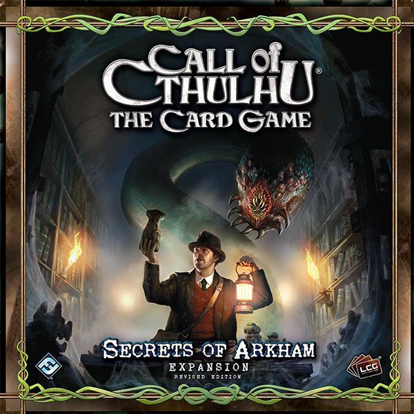 Call of Cthulhu: The Card Game – Secrets of Arkham board game cover