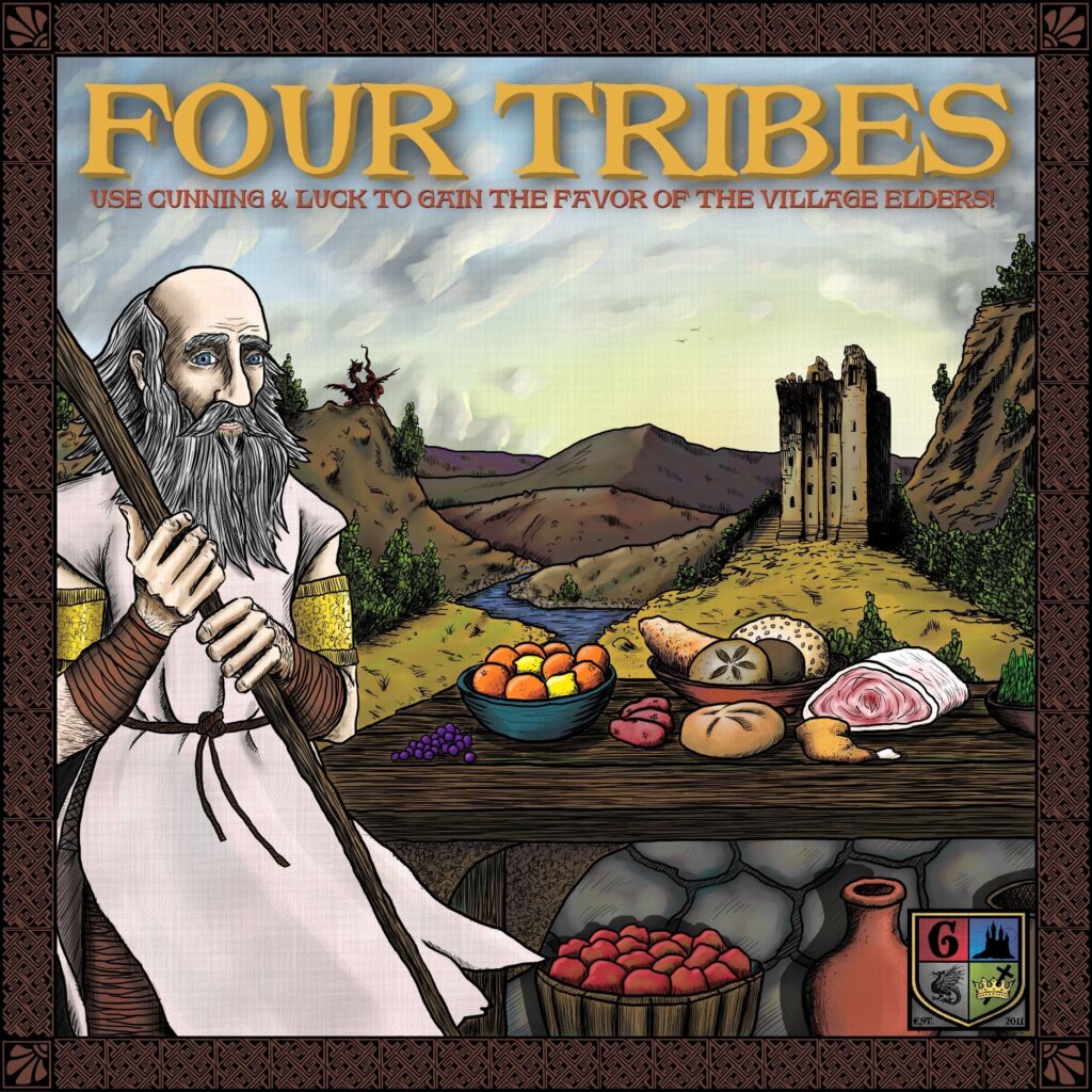 Four Tribes board game cover