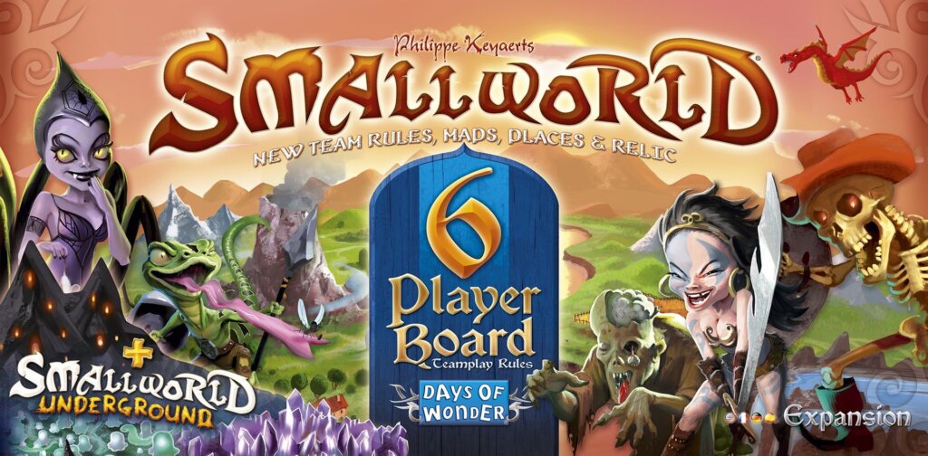 Small World: 6 Player Board board game cover