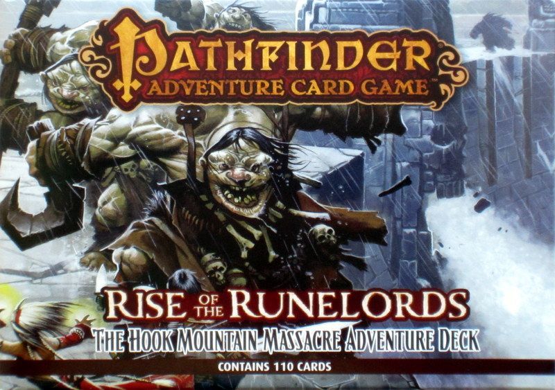 Pathfinder Adventure Card Game: Rise of the Runelords – Adventure Deck 3: The Hook Mountain Massacre board game cover