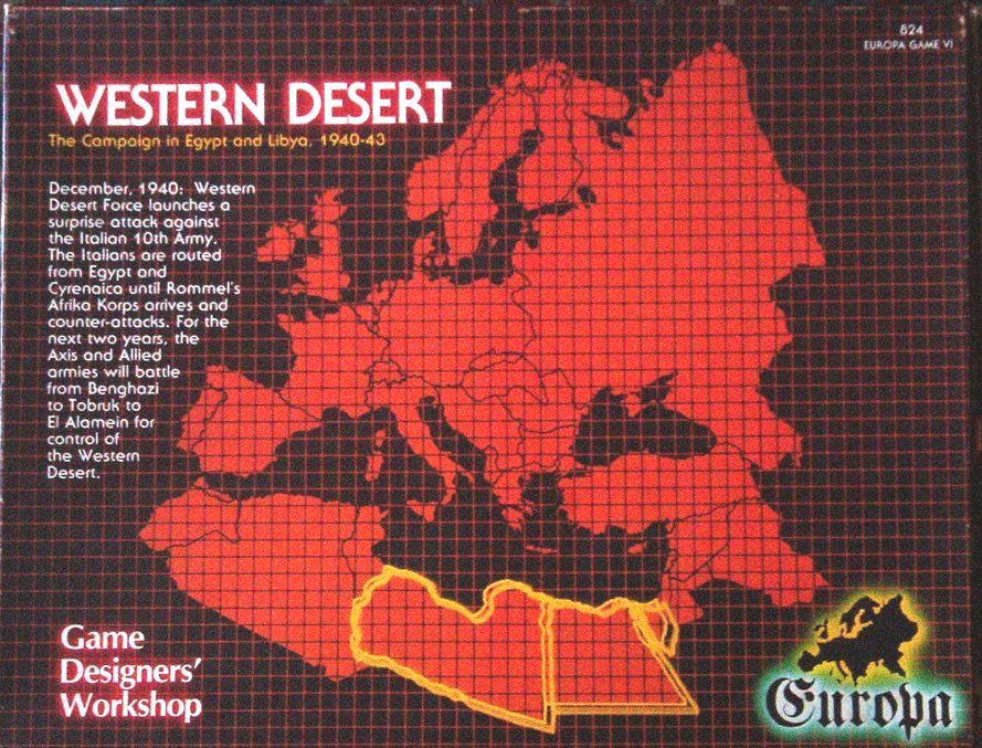 Western Desert board game cover