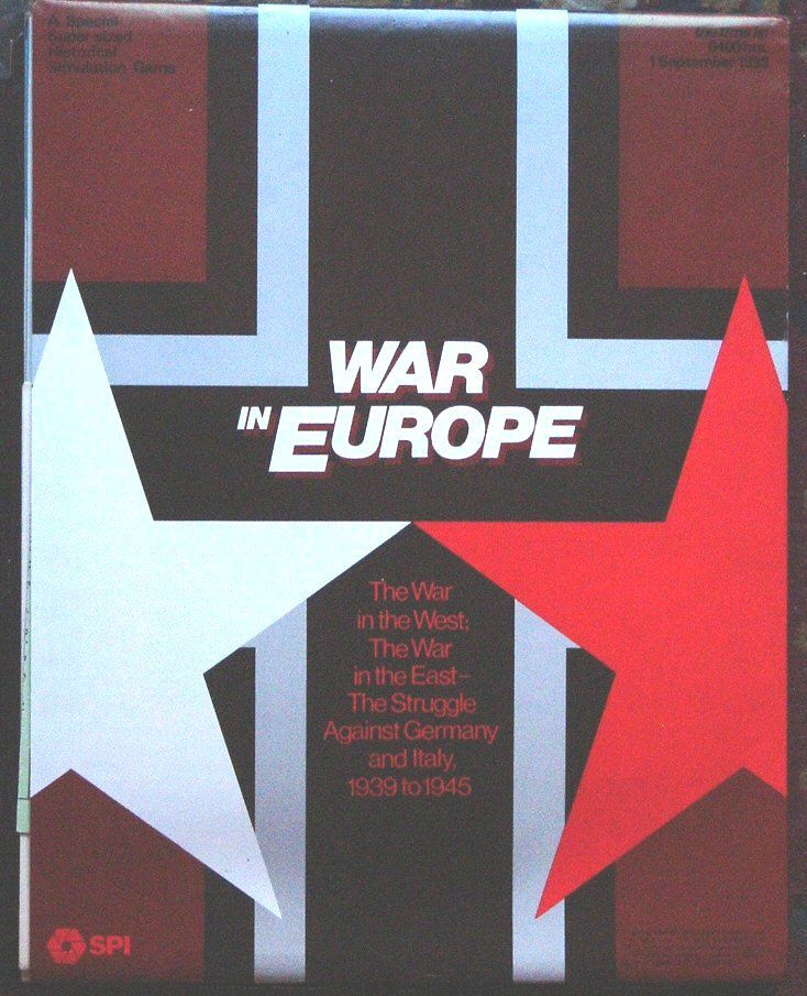 War in Europe board game cover