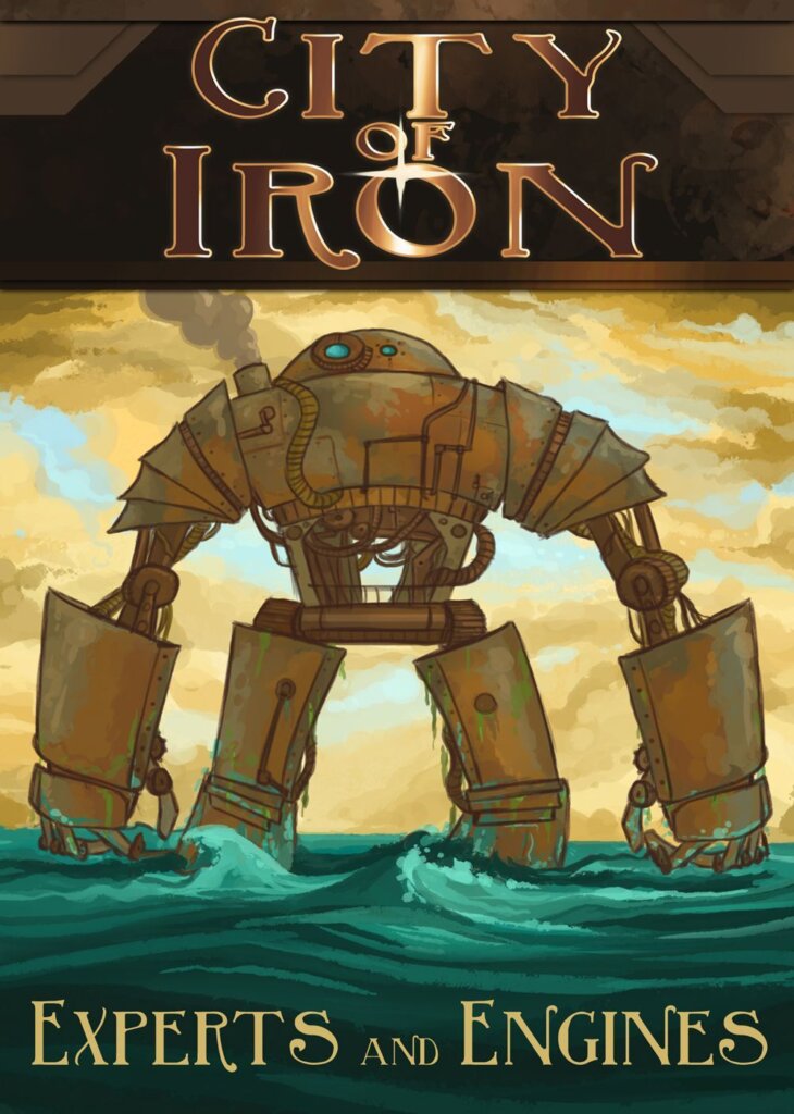 City of Iron: Experts and Engines board game cover