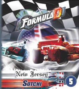 Formula D: Circuits 5 – New Jersey & Sotchi board game cover