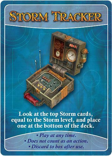 Forbidden Desert: Storm Tracker Gear Card board game cover