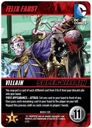 DC Deck-Building Game: Felix Faust Promo board game cover