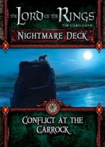 The Lord of the Rings: The Card Game – Nightmare Deck: Conflict at the Carrock board game cover