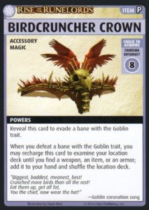 Pathfinder Adventure Card Game: Rise of the Runelords – “Birdcruncher Crown” Promo Card board game cover