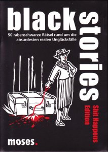 Black Stories: Shit Happens Edition board game cover